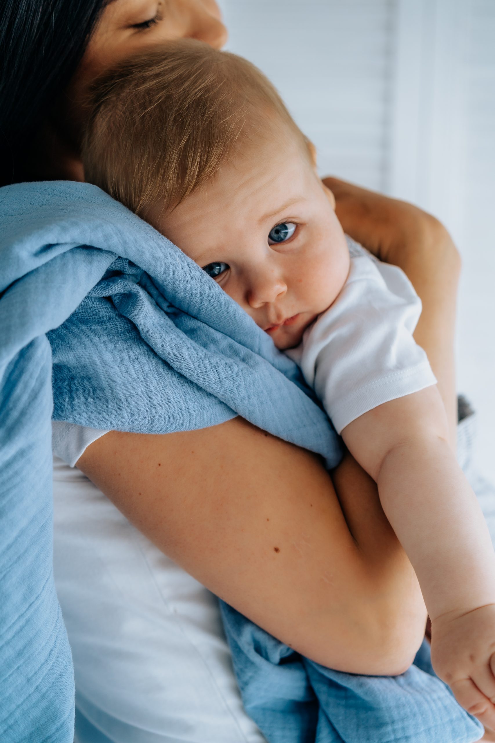 Luulu kolmekordsest musliinist beebitekk-mähkimislina, 130 x 100cm 17