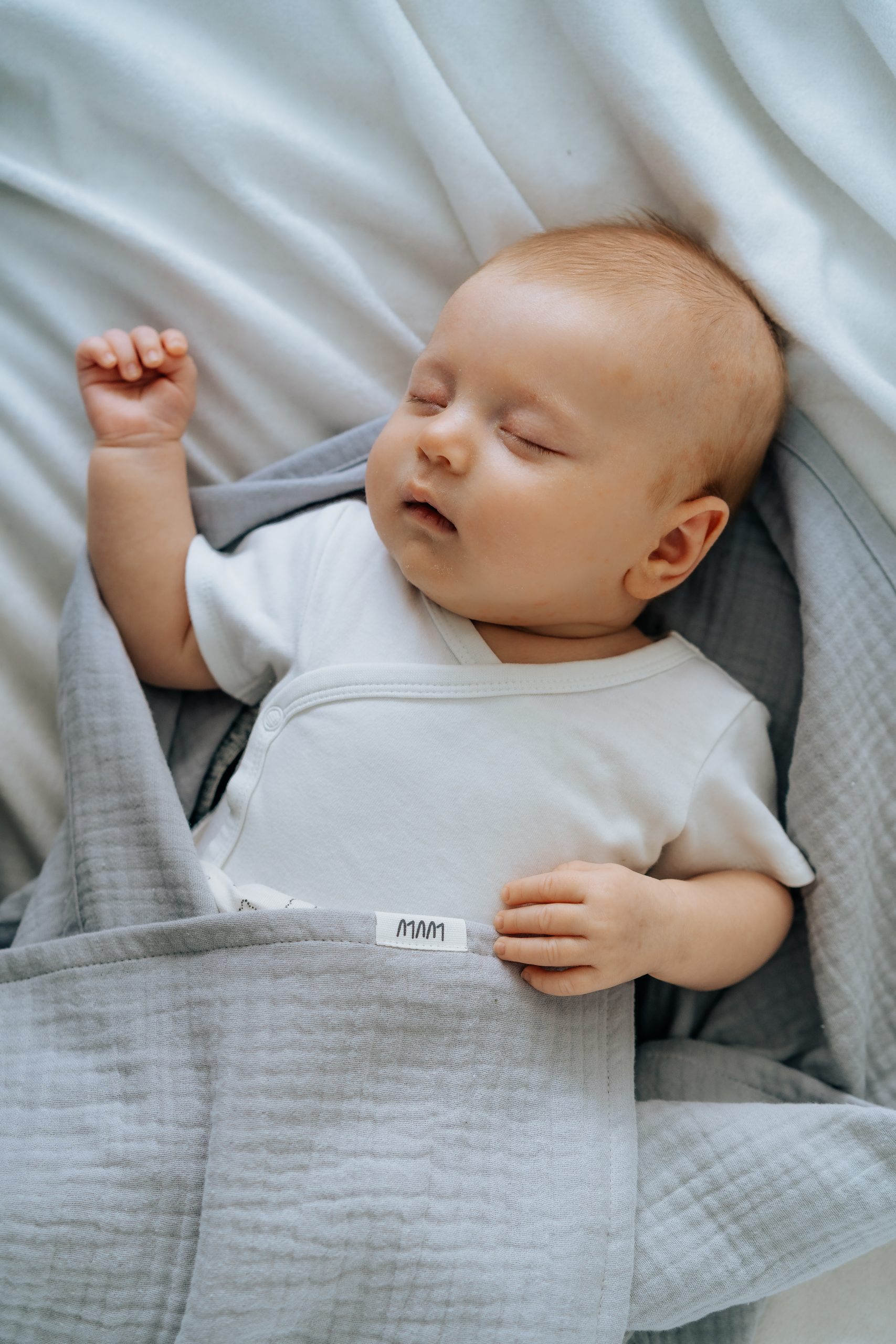 Luulu kolmekordsest musliinist beebitekk-mähkimislina, 130 x 100cm 18