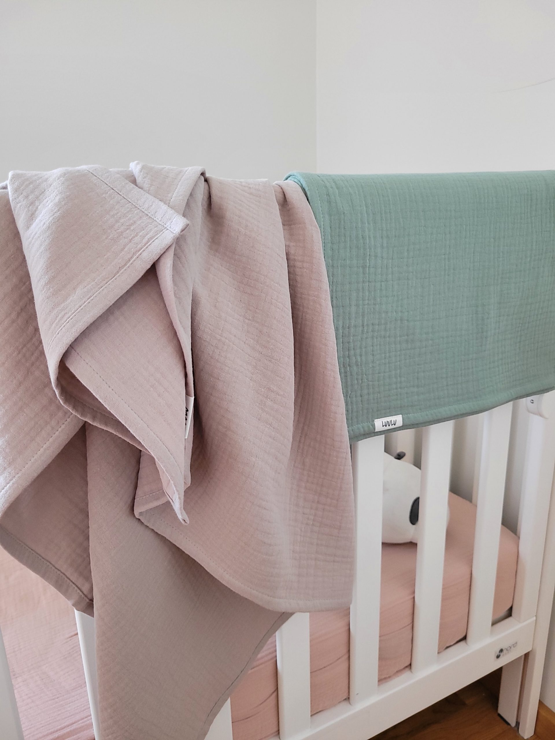 Luulu kolmekordsest musliinist beebitekk-mähkimislina, 130 x 100cm 20